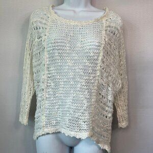 Cynthia Rowley crochet sweater/cover-up size medium